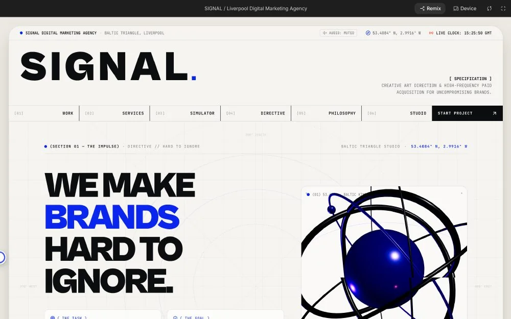 Signal Liverpool digital marketing website