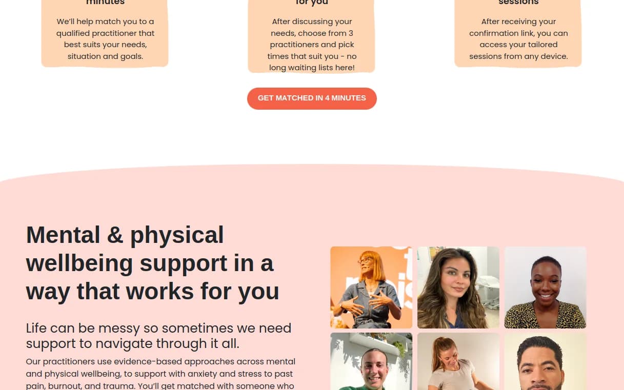 Counterpoise Wellness website journey