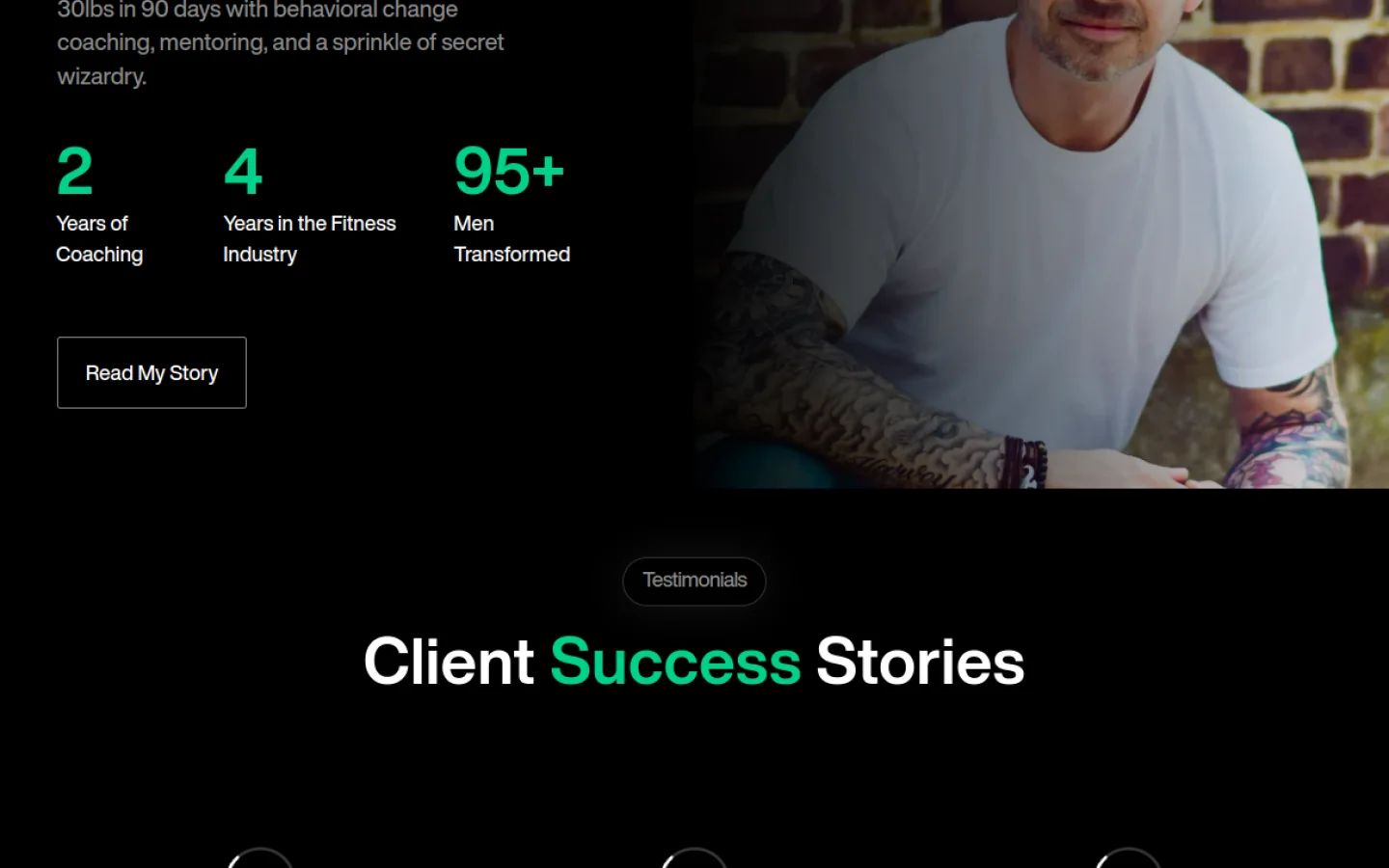 Gav Gillibrand website content detail
