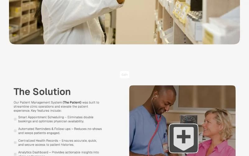 The Patient website journey